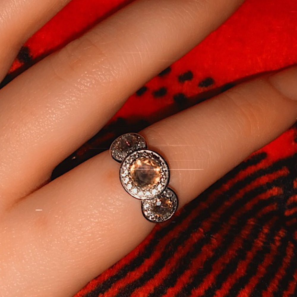 Brown ombré ring